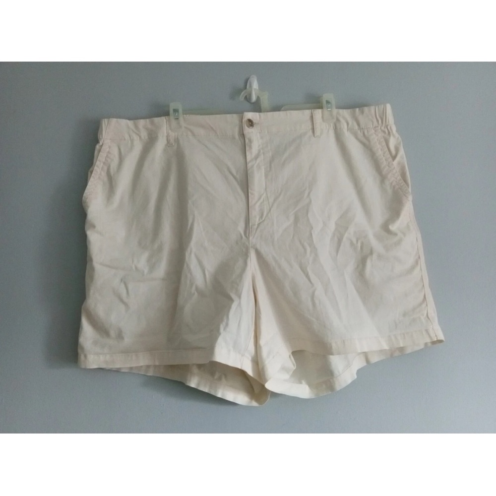 Old Navy Women's Everyday Shorts 3X Easy Chino New Elastic waist Cream